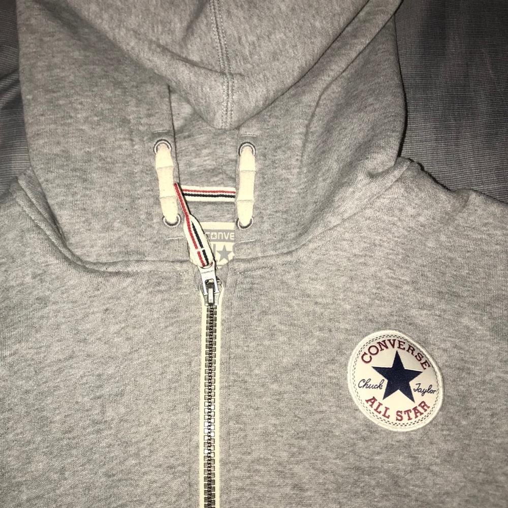 Converse zip up hoodie
